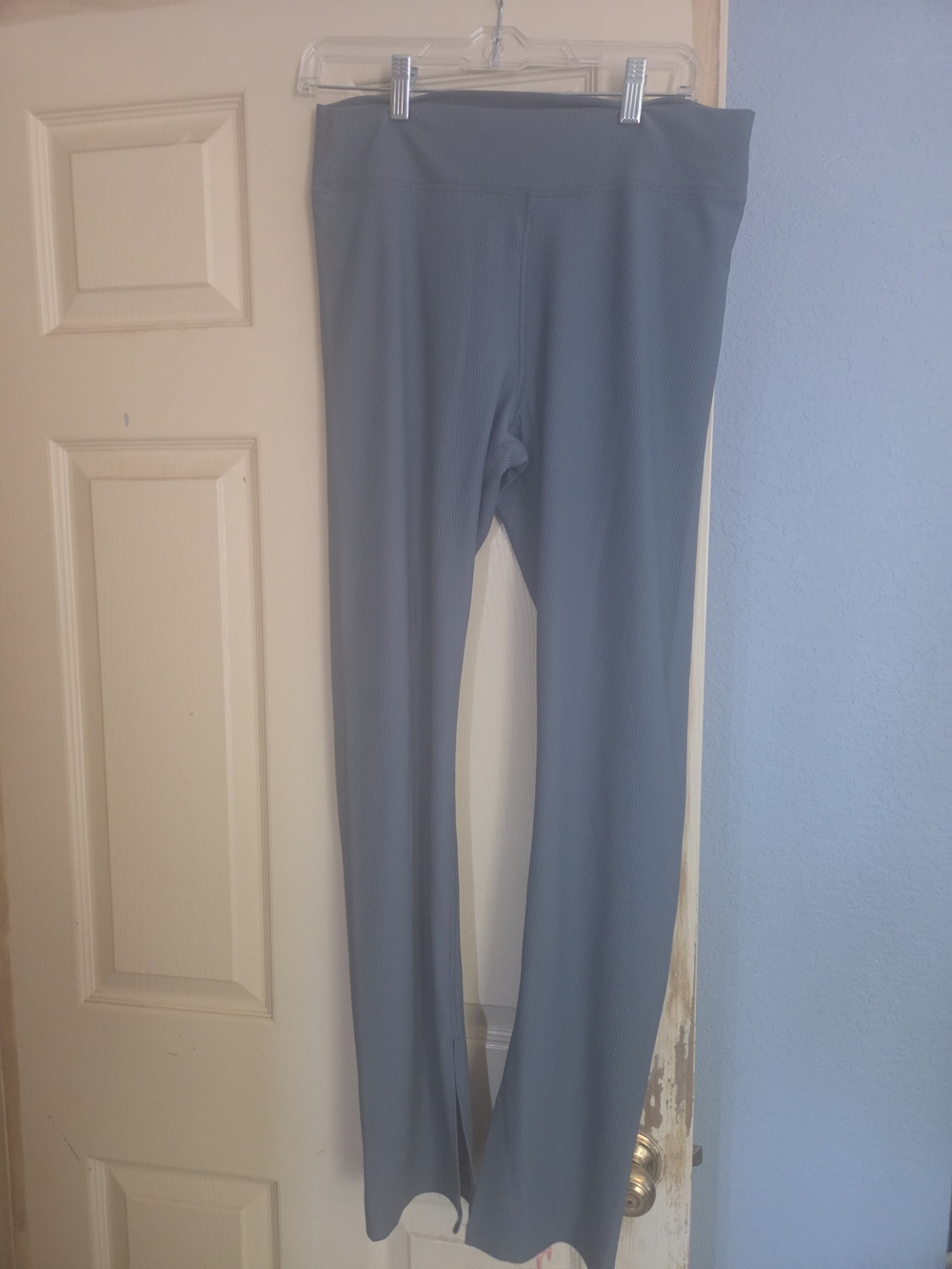 Old Navy High-Rise Flare Leggings - Slate Blue